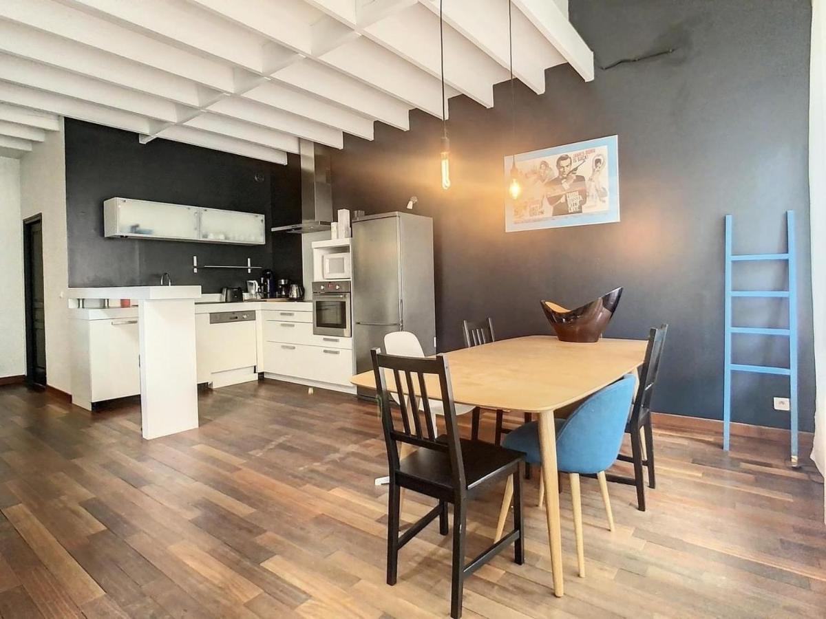 Loft Hyper Centre Reims 6 Pers Avec Parking Appartement Buitenkant foto